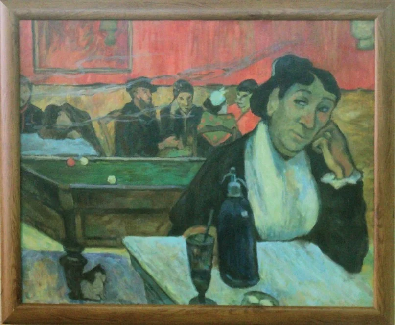 копия Поль Гоген "Кафе в Арле"(холст, масло)820 * 660 мм